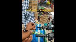 Itna kam fare bike taxi ☠️ manishoneinonly bikeride viralclips shorts trendingshorts motovlog [upl. by Prissie]