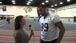 UNH Spring Football 2014 WR amp TE Preview [upl. by Sadiras206]