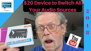 4 Port Audio Switcher Review [upl. by Hunt]