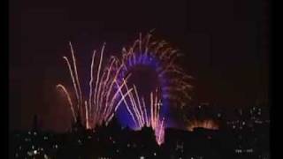 New Years Eve in London  Fireworks amp Big Ben [upl. by Areikahs230]