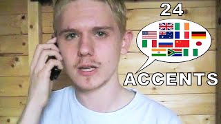 The English Language In 24 Accents [upl. by Ferdie]