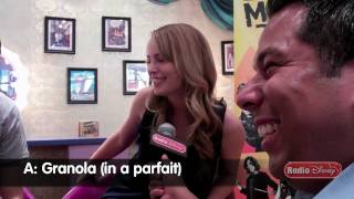 Bridgit Mendler amp Hayley Kiyokos Video Quiz with cast of Disney Channels quotLemonade Mouthquot [upl. by Cadmann]