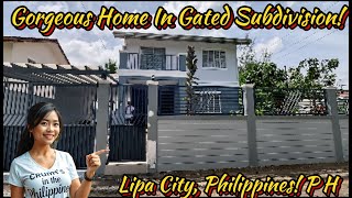 Gorgeous Home In Gated Subdivision Lipa City Philippines P H [upl. by Tiras]