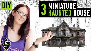 PLANE CRASH 3 Miniature Haunted House Builds [upl. by Duahsar]