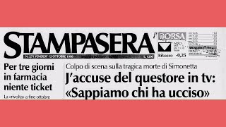 Delitto via Poma A chi si riferiva il questore Improta quotLa Stampaquot 12 Ottobre 1990 [upl. by Licha]