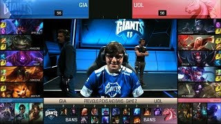 GIA vs UOL Game 5 Highlights  2016 EULCS REGIONAL QUALIFIERS DAY 1 [upl. by Arayk283]