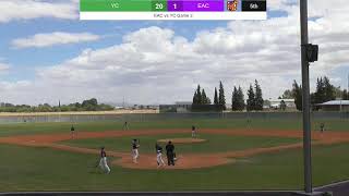 EAC Baseball vs Yavapai College Game 1 [upl. by Auqenat]