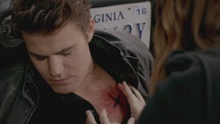 The Vampire Diaries 7x15 Damon saves Stefan and gets attacked by Rayna [upl. by Yenaj244]