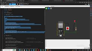 GPIO Interrupt triggering of ESP32 in ESP IDF with WOKWI Simulator [upl. by Ann-Marie]