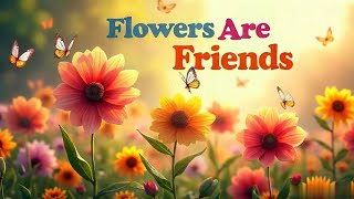 🌸 quotFLOWERS ARE FRIENDSquot  FUN amp EDUCATIONAL SONG FOR KIDS 🌸 [upl. by Frasco]