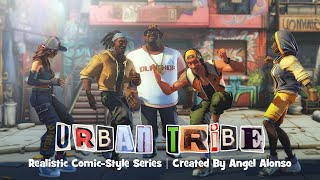 3D Characters of Realistic ComicStyle  Urban Tribe by Angel Alonso  Character Creator [upl. by Imelda544]