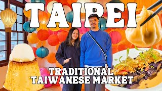 Taiwan Travel 2024 🇹🇼 Shopping at Taipeis Oldest Market Taiwanese Street Food Dadaocheng Vlog [upl. by Ezri]