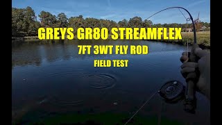 Greys GR80 Streamflex 7ft 3wt fly rod field test [upl. by Ditmore]