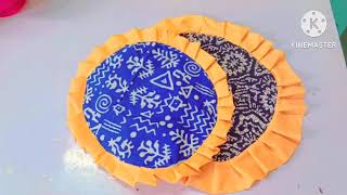 DIY Roti cover making ideas l Roti cover cutting amp stitching l New design Roti cover [upl. by Anitram810]