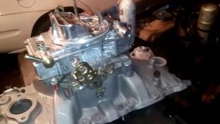 Eldebrock performer intake manifold for 8795 tbi to carb [upl. by Linehan]