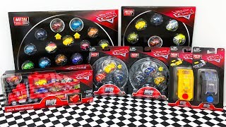 Unboxing Disney Cars Mini Racers Toy Packs Mack Hauler Truck 3Pack Series And Launchers [upl. by Epoh982]