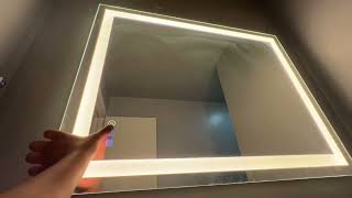 AntiFog LED Bathroom Vanity Mirror Review amp Installation [upl. by Leschen70]