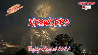 Fireworks  Calgary Stampede 2024 [upl. by Idur]