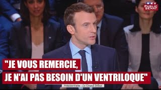 Macron à Le Pen  « je vous remercie je nai pas besoin dun ventriloque » [upl. by Mehs]