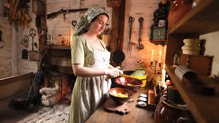 Irish Cooking from The 1820s Mutton Stew Pancakes amp Cabbage No Talking [upl. by Atikcir]