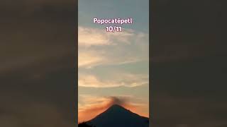 Popocatépetl 1011 sunday sunset mexico shorts honey [upl. by Clerissa102]