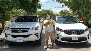 Toyota Fortuner 28 Sigma Vs Kia Sorento 35 V6  How To Choose Between The Two  Bamwheels [upl. by Sauer576]