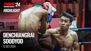 Highlight l Denchiangrai Yokfa Muay Thai vs Soodyod Petchkiatpetch I RWS [upl. by Zilevi]