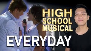 Everyday Troy Part Only  Karaoke  High School Musical 2 [upl. by Nilyam]