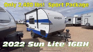 Escape into Adventure with the 2022 Sun Lite 16BH Towable Truck Camper [upl. by Annairb]