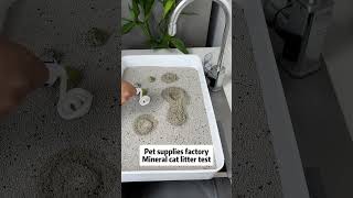 Pet cat litter review Mineral cat litter factory price cat litter china supplier petcare petfood [upl. by Ahgiela]