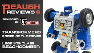 Video Review Transformers Power of the Primes  Legends Class BEACHCOMBER [upl. by Nysa907]