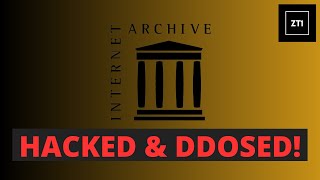 Internet Archive HACKED amp DDOSED is it over for IA [upl. by Eidorb739]