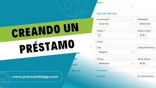 Agregando un préstamo en Prestamistapp [upl. by Marcel699]