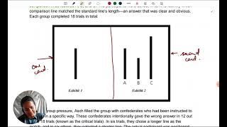 AQA Psychology  Asch Classic Research on Conformity  Explanation amp Essay Writing  aqa alevel [upl. by Doehne]