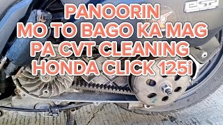 TUWING KAILAN KA DAPAT MAG PA CVT CLEANING HONDA CLICK 125i cvtcleaning tutorial maintenance [upl. by Margaux691]