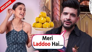 Karan Kundra Ne Tejasswi Prakash Ke Liye Banai Khaas Laddoo  Exclusive [upl. by Atinreb]