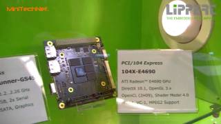 Lippert HurricaneQM57 Core i7 EPIC Express Mainboard  Embedded World 2010 DE [upl. by Aninep]