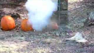 Ruger 1022 Full Auto Exploding Target Pumpkin killing [upl. by Ogdan]