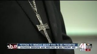 Push for Bishop Robert Finn to resign continues [upl. by Aohk]