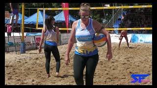 Beach volley ball Esch sur Alzette une compilation dextrait des match féminin [upl. by Eellah]