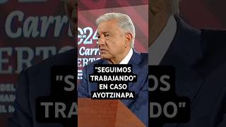 AMLO 🔴 explica los BLINDAJES colocados en CDMX👀 por MARCHA de PADRES de NORMALISTAS de AYOTZINAPA 🚨 [upl. by Brod]