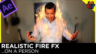 🔥 Realistic Fire on People 🔥 After Effects Tutorial [upl. by Sicard]