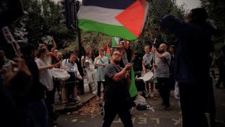 I Explored a Palestinian Protest in Londons Richest Borough [upl. by Lynnea]