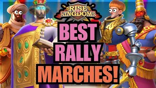 NEW Strongest RALLY Marches for Cavalry Infantry and Archers Rise of Kingdoms [upl. by Elak]