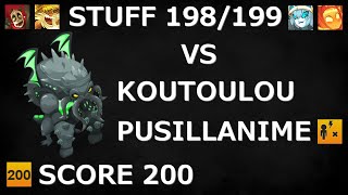 STUFF 198199 LOW COST VS KOUTOULOU PUSILLANIME  SCORE 200  TEAM SUCCES ELIO  DOFUS 265 [upl. by Jammin535]