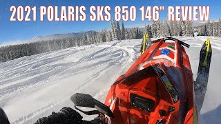 2021 Polaris SKS 850 146quot Review [upl. by Cutty]