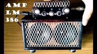 Cómo hacer un mini amplificador para guitarra parte 1 de 2  HOME MINI AMPLIFIER GUITAR [upl. by Lavud]