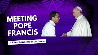 Meeting Pope Francis Mr Thomson Philip Recalls His Lunch Experience popefrancis bibleon wyd [upl. by Odicalp]