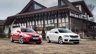 New Skoda Octavia vRS 2014 Test Drive AutoStradaMD [upl. by Eetsirk733]