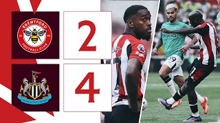 Wissa and Janelt score in defeat  Brentford 2 Newcastle United 4  Premier League Highlights [upl. by Neetsirhc]